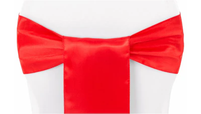 Red Satin Sash
