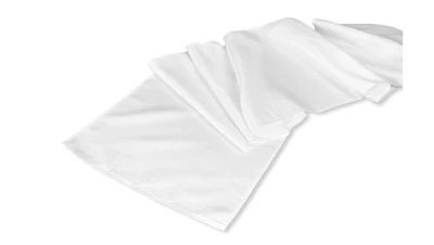 White Lamour Table Runner