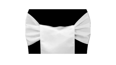 White Lamour Sash