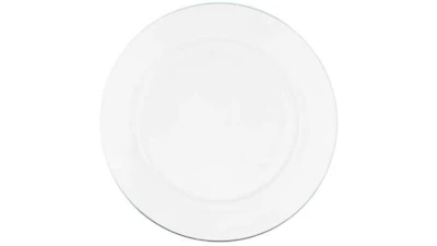 Clear Glass Dinner Plate - 10.6in