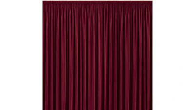 Merlot Velvet Drape Panel 5ft W x 20 ft H