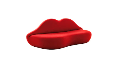 Red Lip Sofa